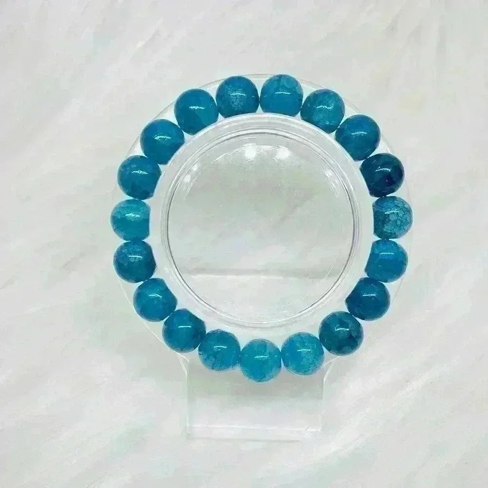 Celine Glass Beaded Bracelet in Teal